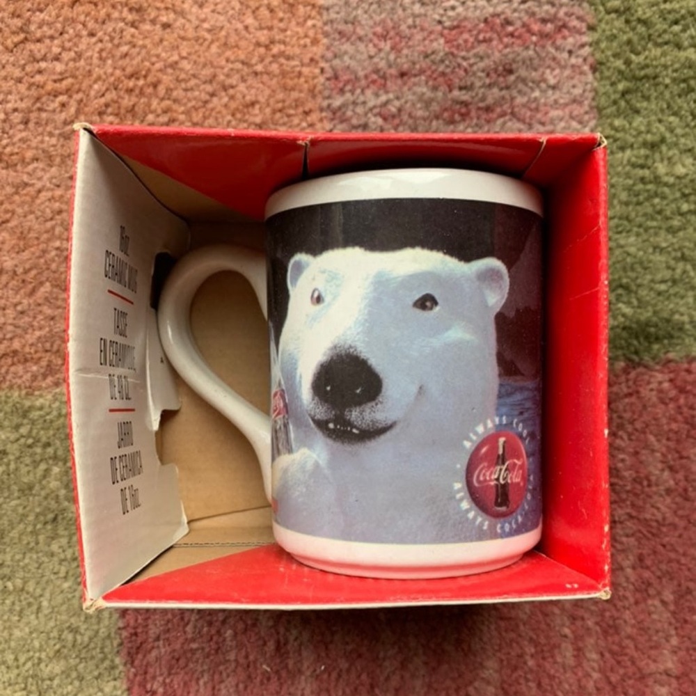 Vintage Gibson Coca Cola Polar Bear Mug 16oz